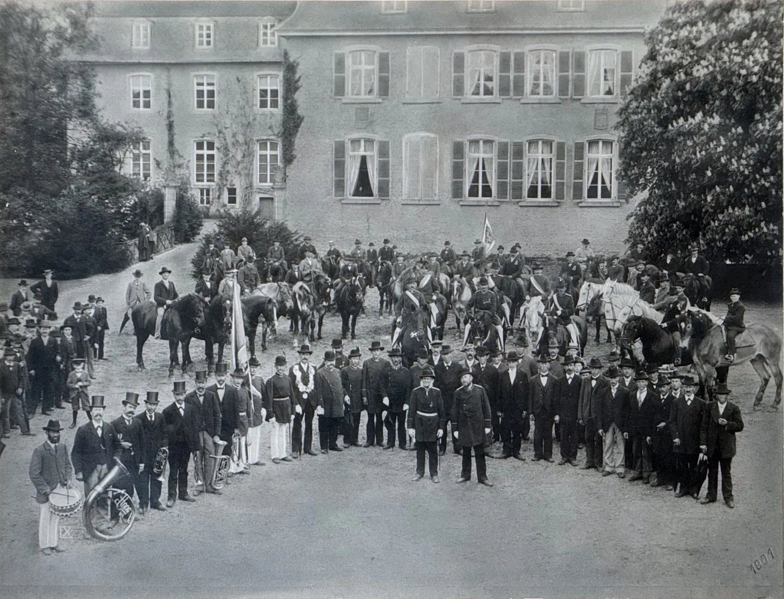 Ältestes Foto der St. Seb. Bruderschaft Gymnich