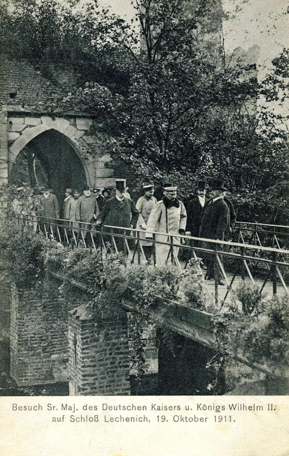 Besuch des Kaisers und Königs Wilhelm II. in Lechenich; Sammlung Dr. Frank Bartsch