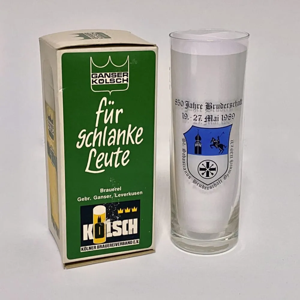 Jubiläumsglas Ganser Kölsch