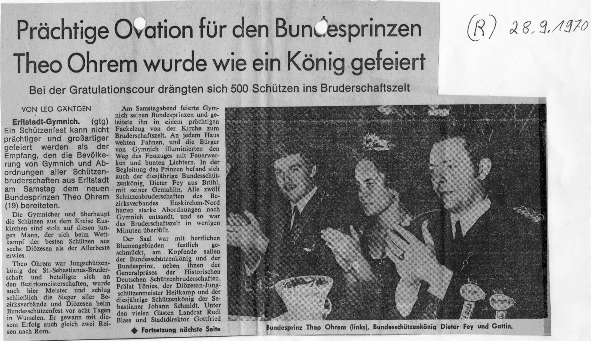 Zeitungsartikel aus der Kölner Rundschau (1)