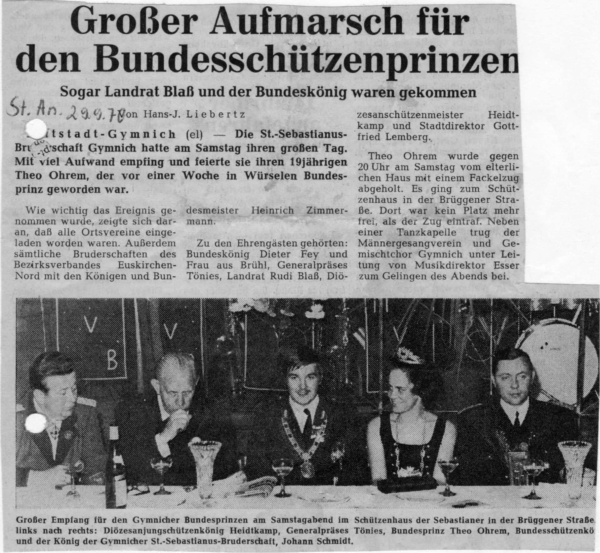 Zeitungsartikel aus dem Kölner Stadtanzeiger