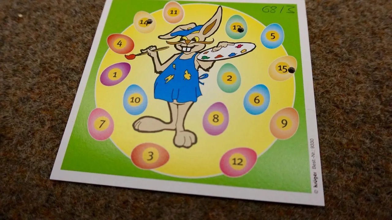 Die Osterscheibe eines Siegers