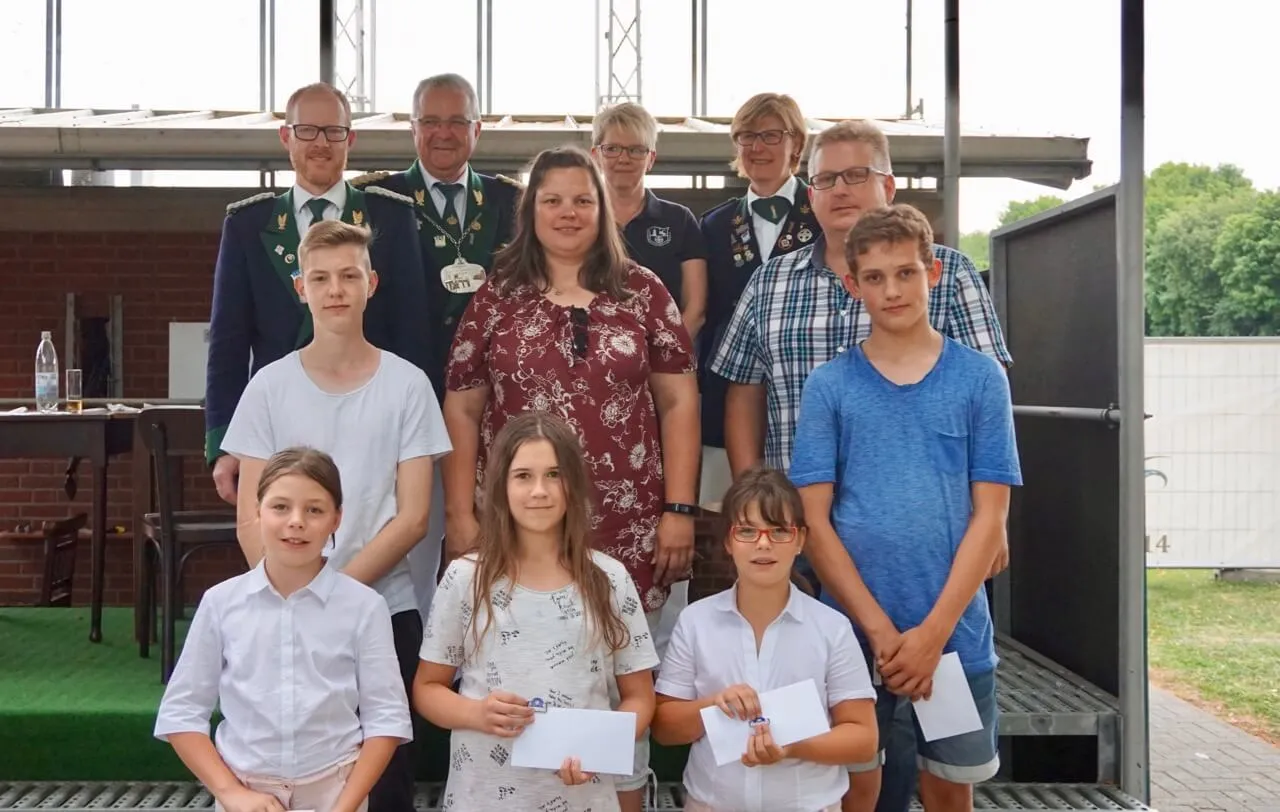Siegerehrung Eltern-Kind-Schießen