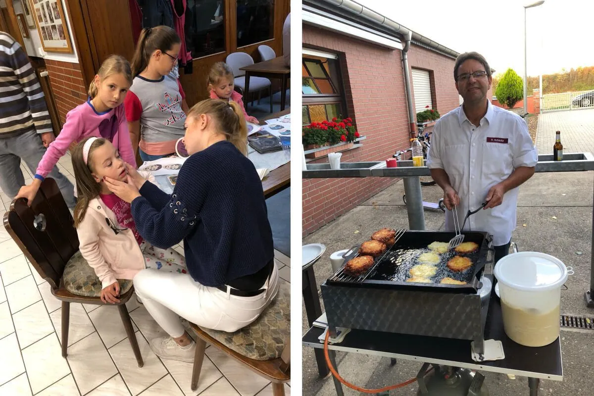 Rahmenprogramm beim Familienschießen