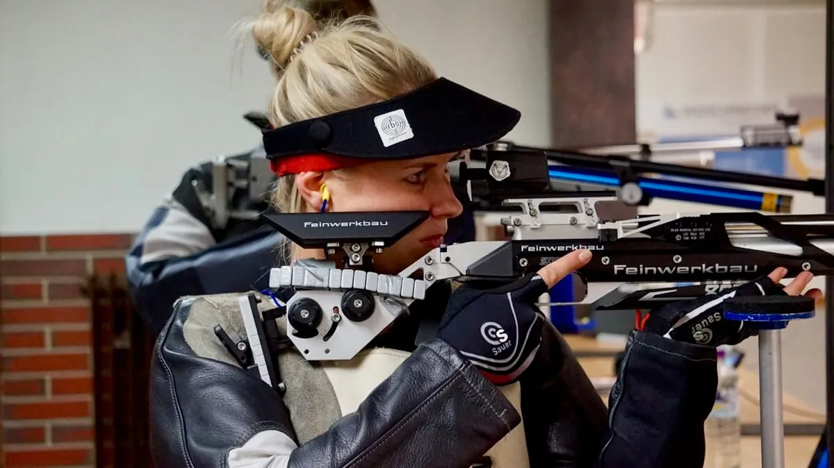 Anna Hellmann beim Kadertraining
