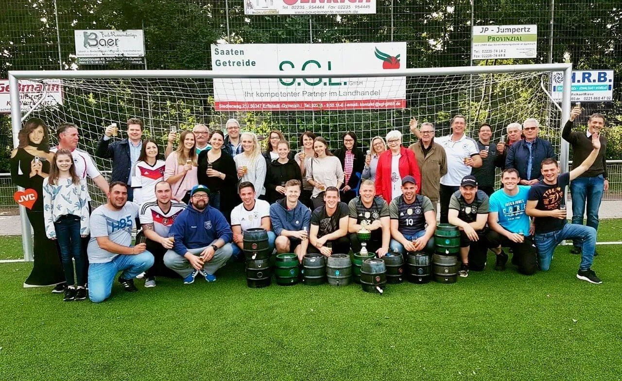 Viele Fans und Unterstützer sorgten für den Sieg beim Bierpokal