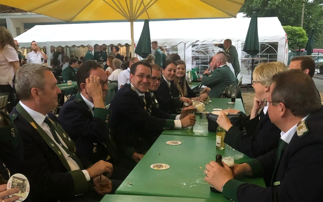 Beste Stimmung bei den mitgefahrenen