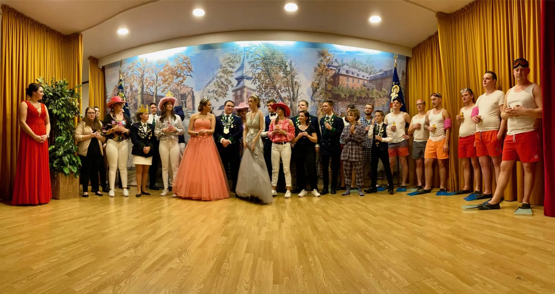 Auftritt der Jugend beim Patronatsfest