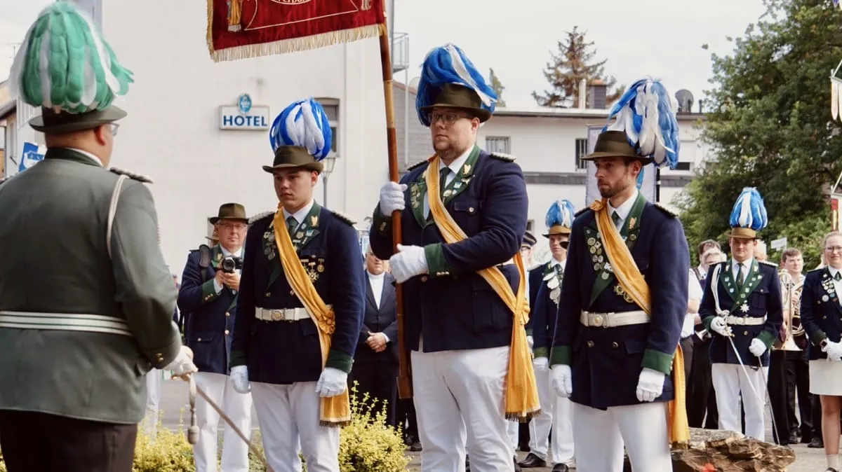 Standartenübergabe auf dem Rittplatz
