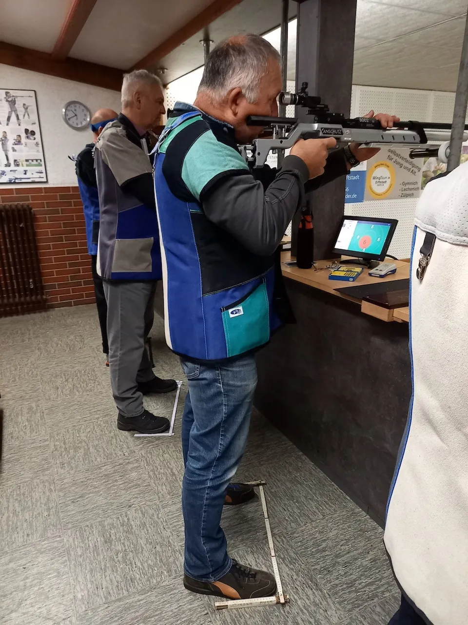Schießlehrgang Luftgewehr aufgelegt - Teilnehmerfoto