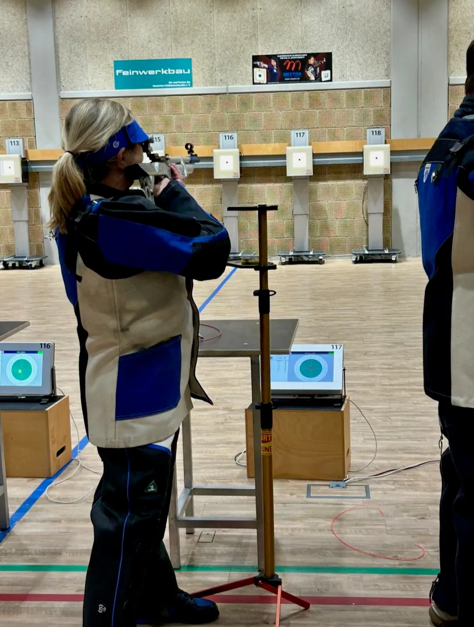 Judith Schmitz beim Bundeskönigsschießen in Hessen