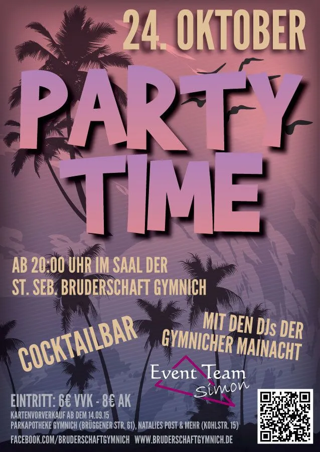 Flyer Party Time 2015