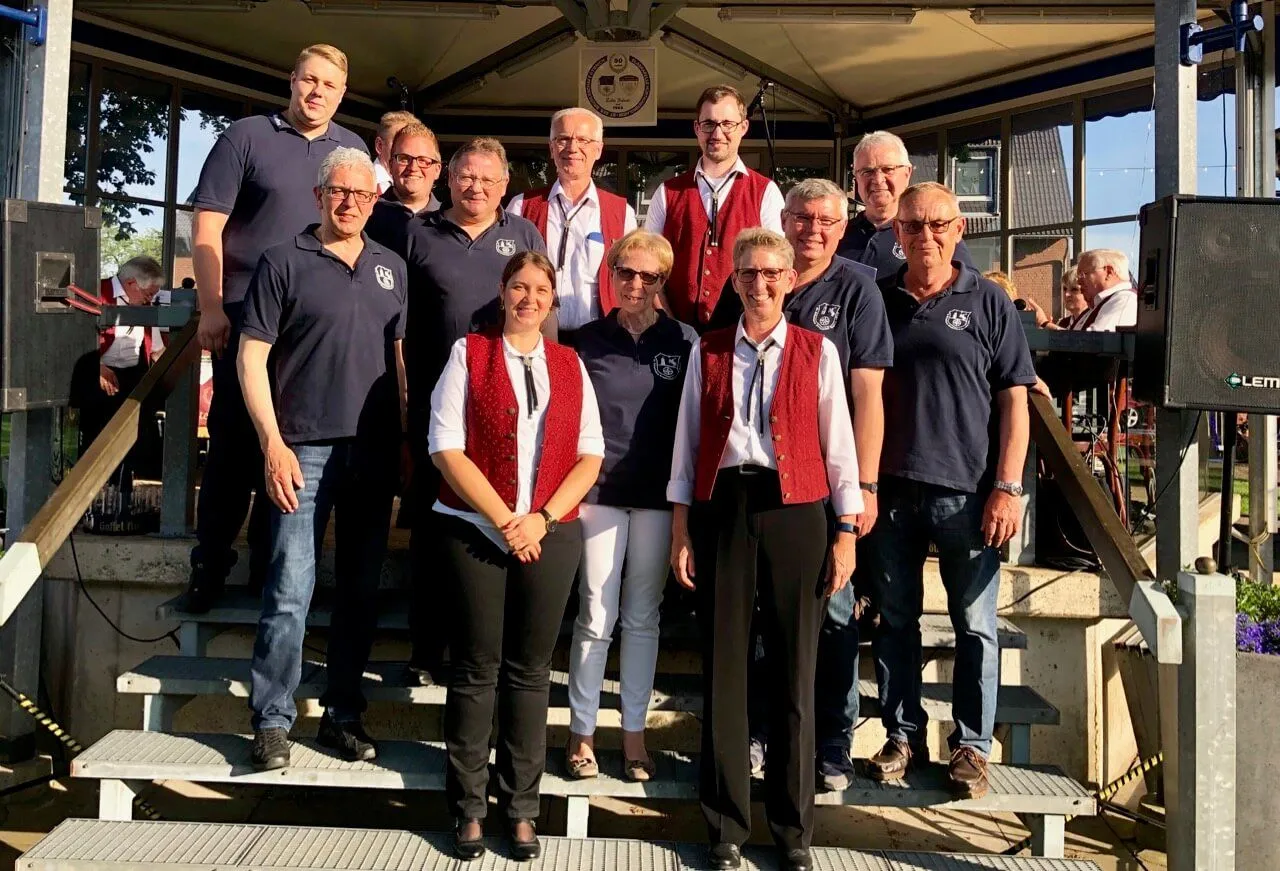 50 Jahre Freundschaft zwischen der Blaskapelle Hürth-Hermülheim und der St. Seb. Bruderschaft Gymnich