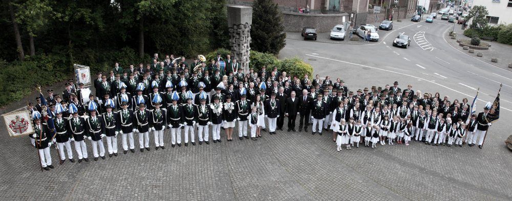 Gruppenfoto der St. Seb. Bruderschaft Gymnich von 2014