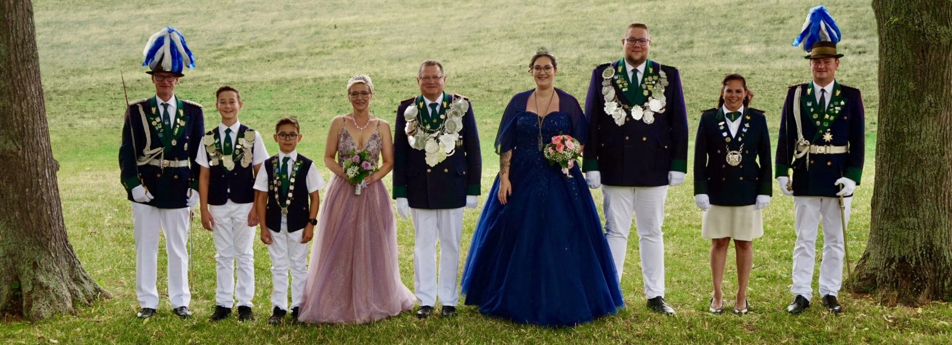 Gruppenbild der Majestäten aus dem Jahr 2023