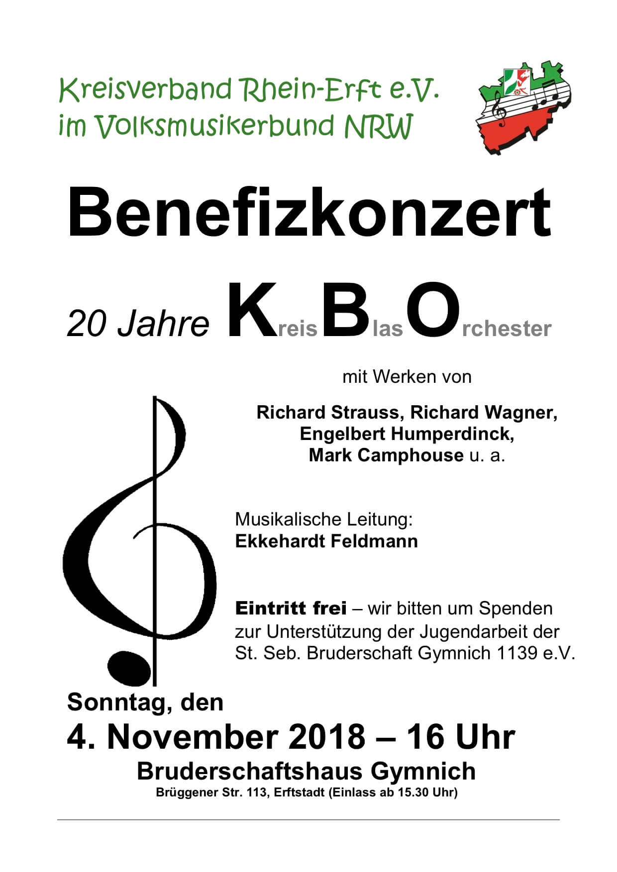 Konzert des Kreisblasorchesters in Gymnich