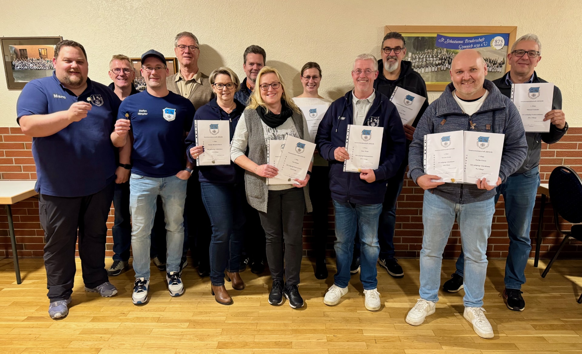 Sieger der Vereinsmeisterschaft