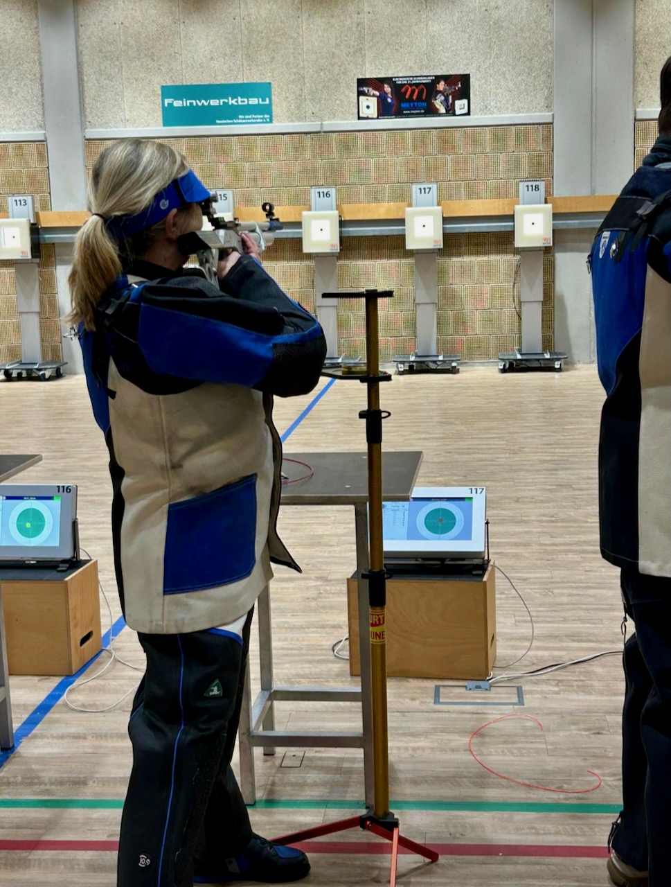 Judith Schmitz beim Bundeskönigsschießen in Hessen