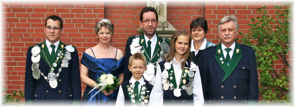 Majestäten der St. Seb. Bruderschaft Gymnich 1139 e.V. im Jahr 2011/2012